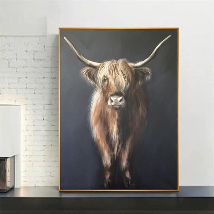 5D Diamond Painting Vache Kit - DIY Broderie Diamant Animaux Pour Adulte - Décoration Salon