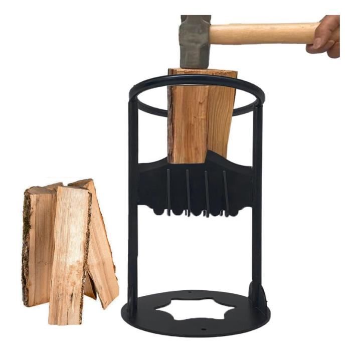 Fendeur De Bûches Manuel 'Kindling Cracker' - En Acier, Diamètre 10 Cm, Hauteur 20 Cm, Pour Bois De Chauffage