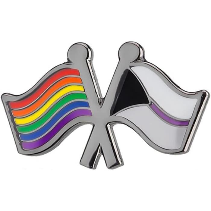 Broche Arc-en-Ciel Fierté LGBT - Épingle Drapeau Pride Métal, Pin's Revers Pour Vêtements, Sacs, Chapeaux
