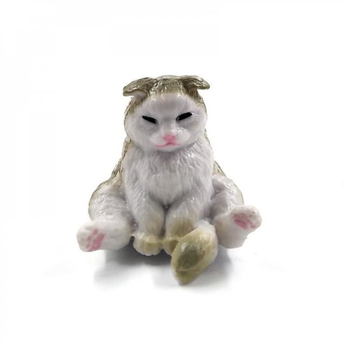 Maison Decoration E 1 Pc Jouer Chat Figurine Miniature Realiste Chaton Animal Decoration Mini Fee Jardin Dessin Anime Statue Achat Vente Statue Statuette Cdiscount