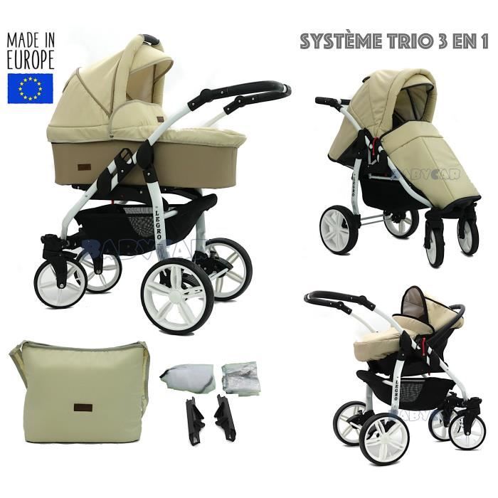 poussette trio legro