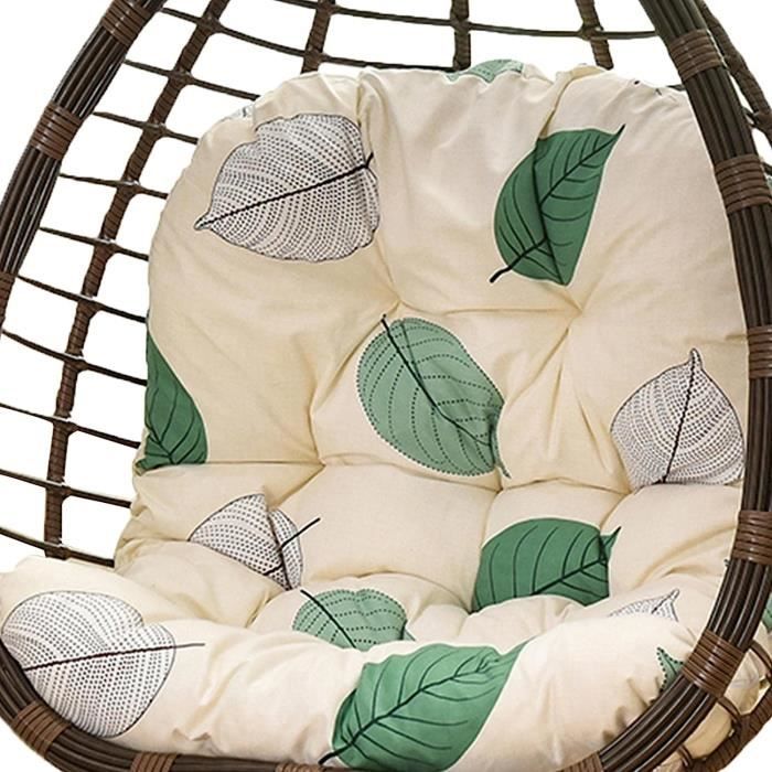 Coussin Pour Chaise œuf Suspendue - Housse Rembourrée Pour Hamac Ou Balançoire Jardin - Décoration Patio