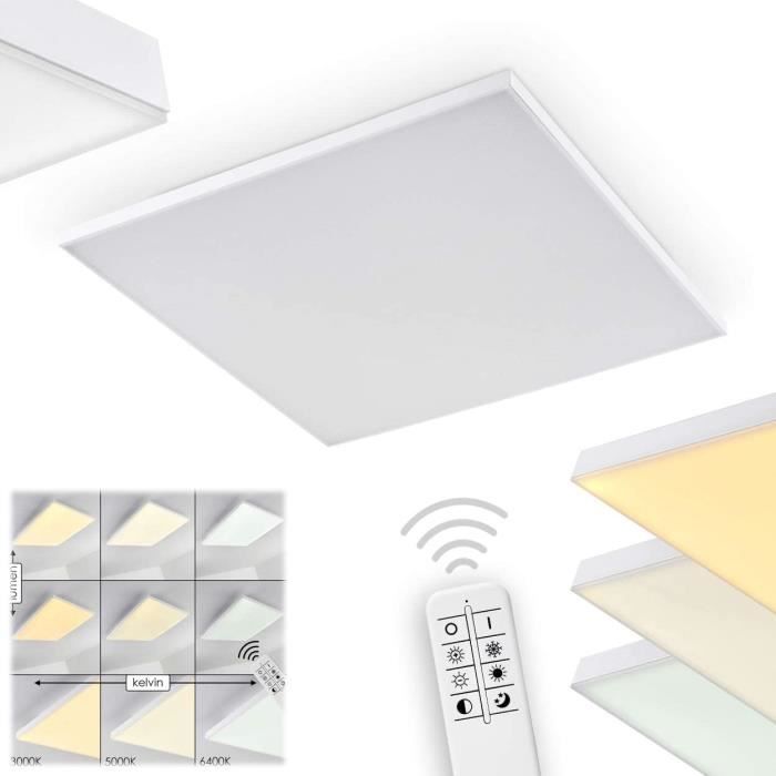 Lot De 6 Spots LED Adhésifs Sans Fil Avec Télécommande - Luminosité Variable, Minuterie 30 Min - Alimentation Par Piles AAA (non Fournies) - 3