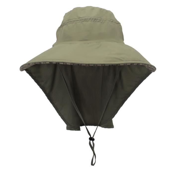 TSHOME Outdoor Casquette Anti-moustiques avec Protection Contre Les UV et la Nuque 360 /°