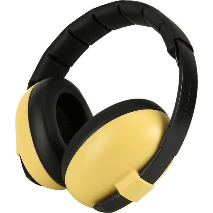Casque Anti Bruit Protection Auditive De Sommeil Conception Pliable Cache Oreilles Pour Bebe Enfant Jaune Cdiscount Puericulture Eveil Bebe