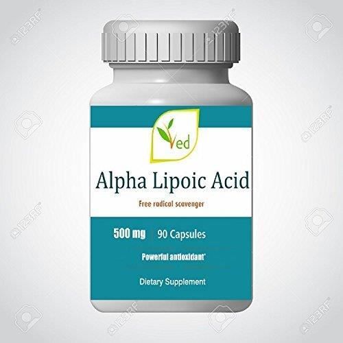 Alpha Lipoic Acid 500mg 90 Capsule contain essential antioxidants Cdiscount Santé Mieux vivre