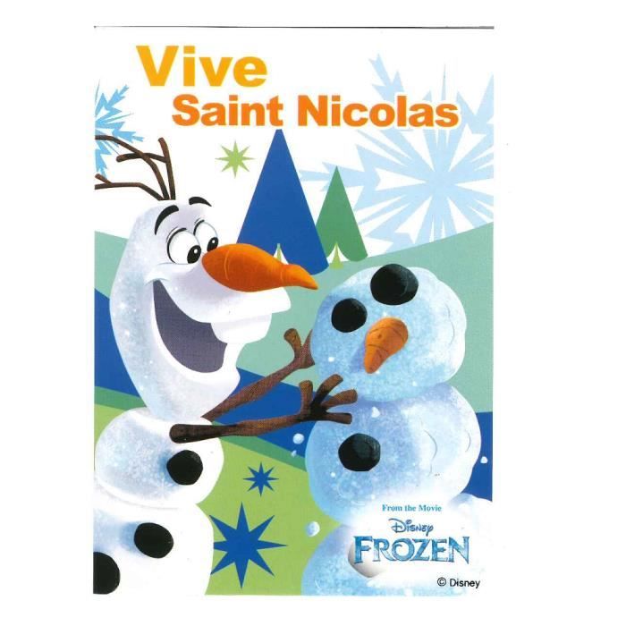 Lot De 5 Carte Postale Saint Nicolas Disney Olaf 741 Achat Vente Carte Postale Lot De 5 Carte Postale Saint Cdiscount