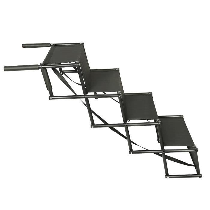 YALURUI Marches d'escalier pour Chien,Escalier Pliable pour Chien, Grande Rampe pour Chien,Supporte jusqu'à 70 kg