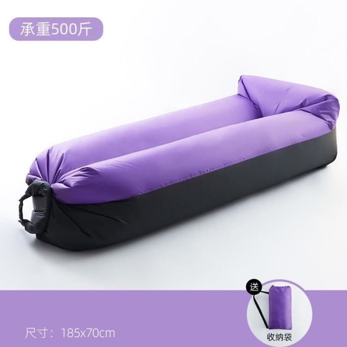 Canapé Gonflable Extra Confort Pour Jardin, Camping Et Fêtes - Supporte Jusqu'à 113 Kg - Dimensions 68x137x114 Cm - PVC Résistant