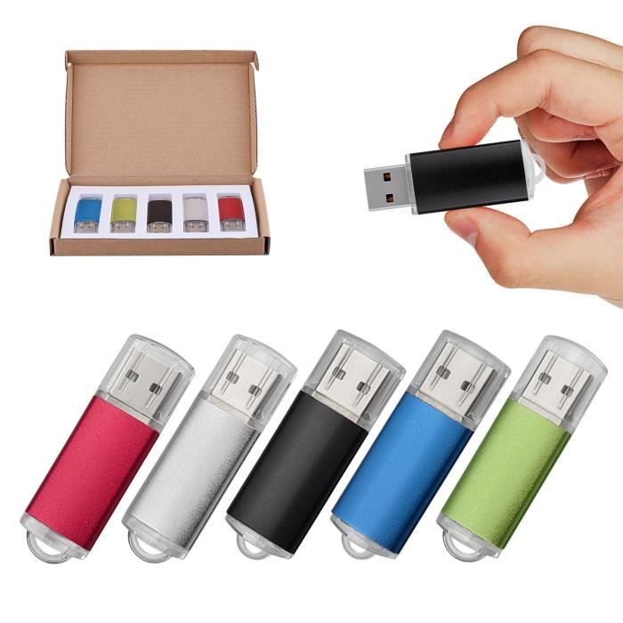 Clé USB 64Go - Unique - couleur Argentée