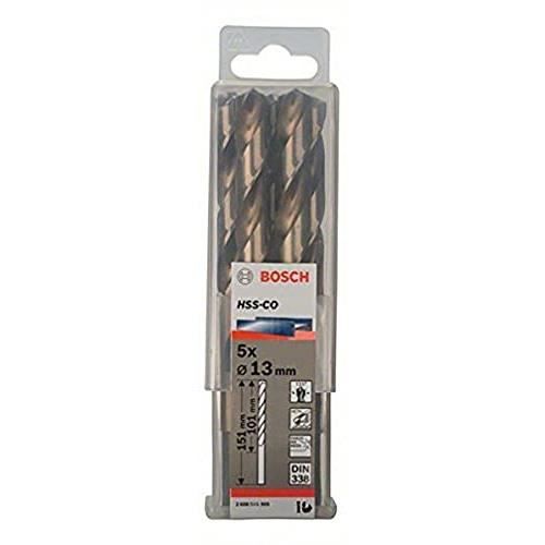 Foret Hélicoïdal Bosch 2608585905 – HSS-Co Ø13mm, Lot de 5 - vue 3