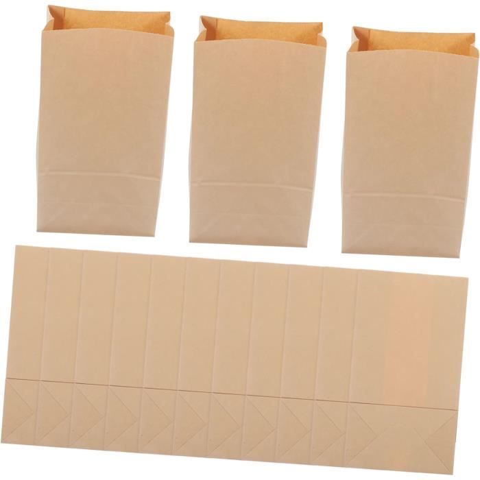 Sacs Cadeaux Kraft 20 Pièces - 22x16x8 Cm - Poignées - Pour Anniversaire, Mariage, Noël