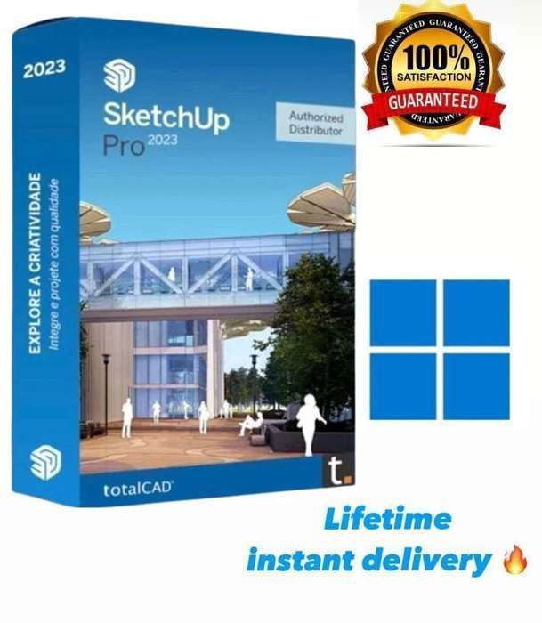 SketchUp Pro 2023 v23 PC WINDOWS ACTIVATION À VIE EMAIL LIVRAISION EXTRA-RAPIDE (20s) (à Télécharger)