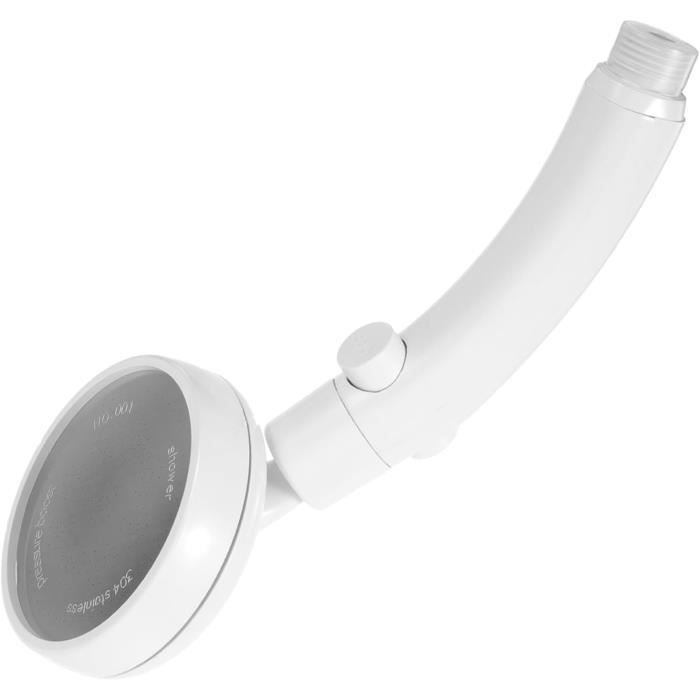 Pommeau De Douche Camping-Car Avec Tuyau Et Interrupteur - Économie D'Eau, Haute Pression, Blanc