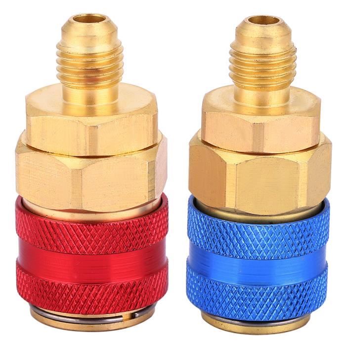EJ.life collecteur R134A Adaptateur de Coupleurs Rapides Haute/basse ...