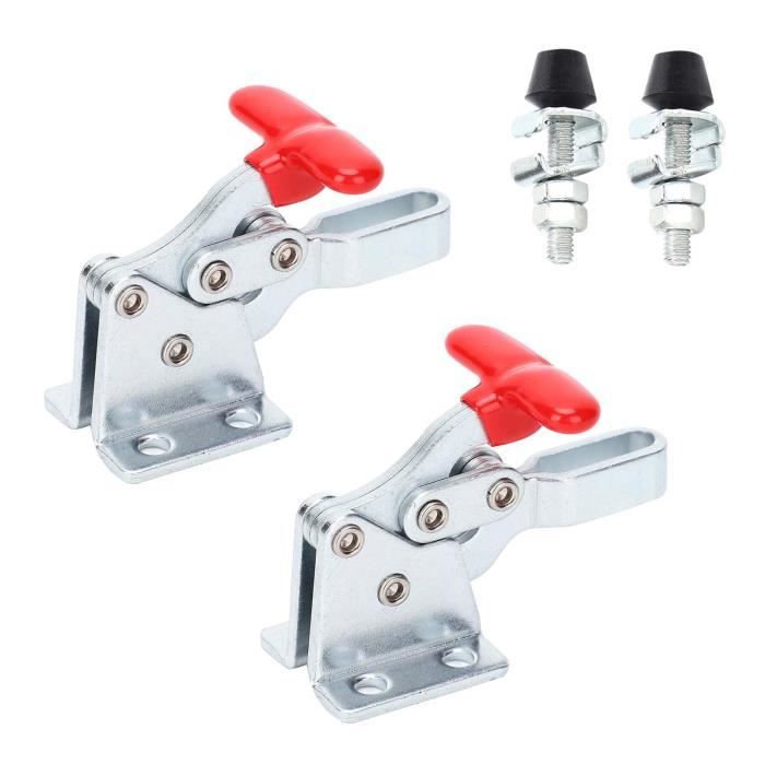 Pince à Bascule Verticale GH-13005 68 Kg – Serrage Rapide Antidérapant Pour Travail Du Bois, Soudure & Assemblage