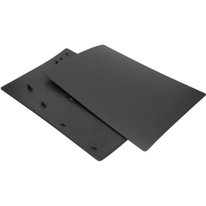 Pour panneau de remplacement PS5 résistant à la poussière et aux rayures pour étui de protection pour panneau video pack Le noir