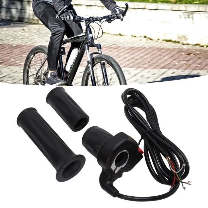 TIM® Poignée d'accélérateur de vélo électrique 22mm Diamètre de la poignée  Stable Sensible 48V Poignées d'accélérateur de vélo élect - Cdiscount Sport