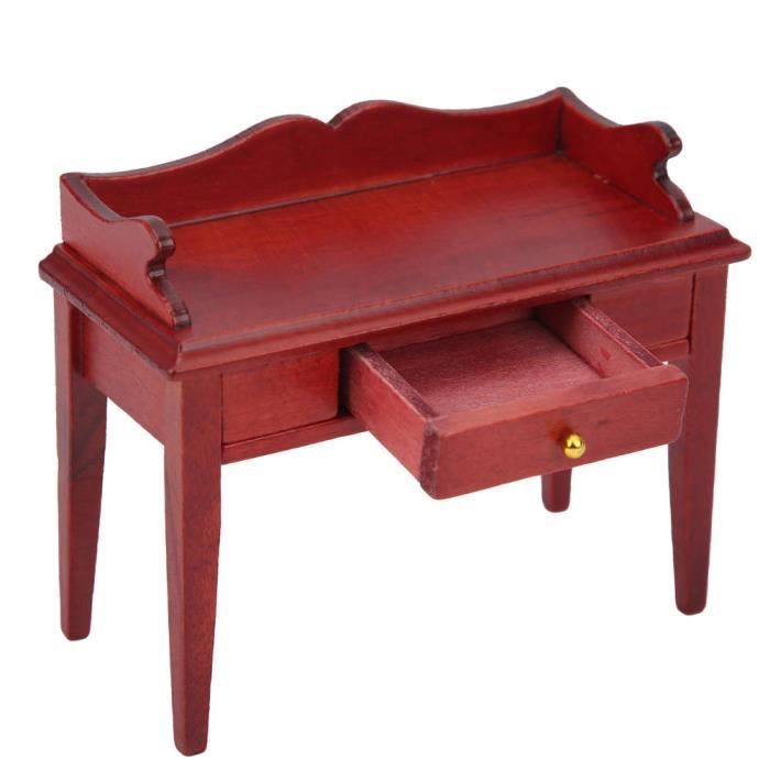 Garosa Table à l'échelle 1/12 Modèle de Table en Bois Miniature Échelle ...