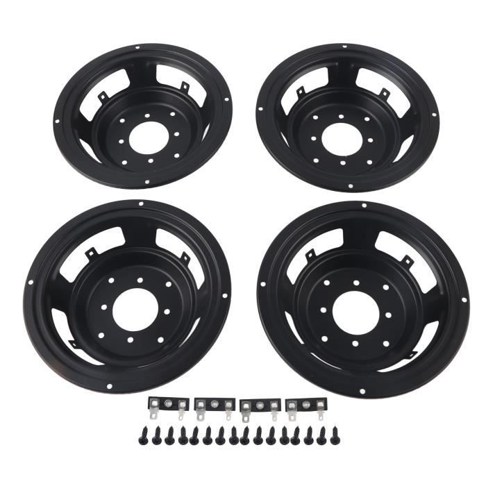 Isolation Phonique Voiture Isolant Phonique Voiture Joints En Mousse Haut-parleur ECSiNG - Lot De 4 - Diamètre Intérieur 65.8mm/extérieur 99.2mm - Noir Reparation Haut Parleur Haut Parleur Exterieur