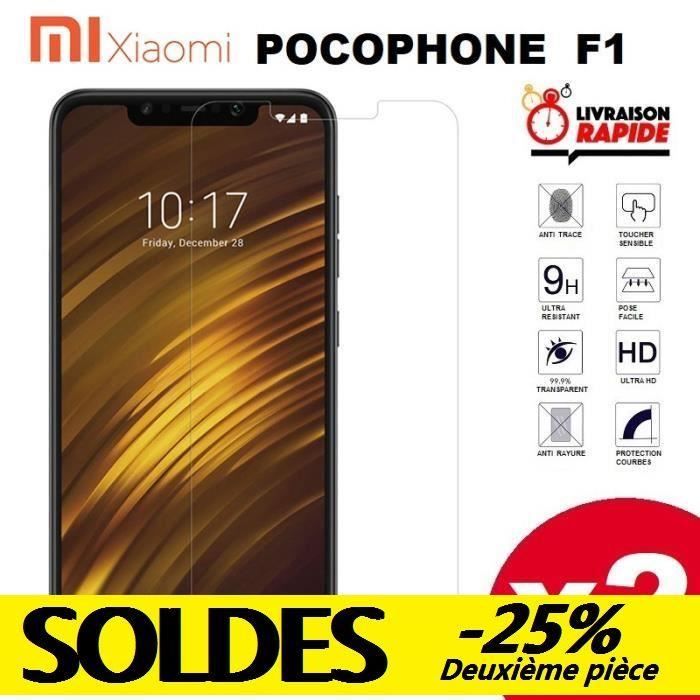 Écran LCD + Vitre Tactile Bleue Pour Xiaomi Poco F1 - Kit De Remplacement Avec Outils