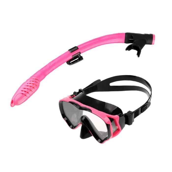 Tuba De Natation En Silicone Avec Appui-Tête Réglable - Pour Plongée, Snorkeling Et Natation - 48 Cm, Léger Et Confortable