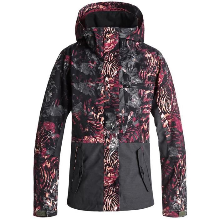 Veste Snowboard Femme Roxy Jetty Block Four Leaf Clover Zebratree