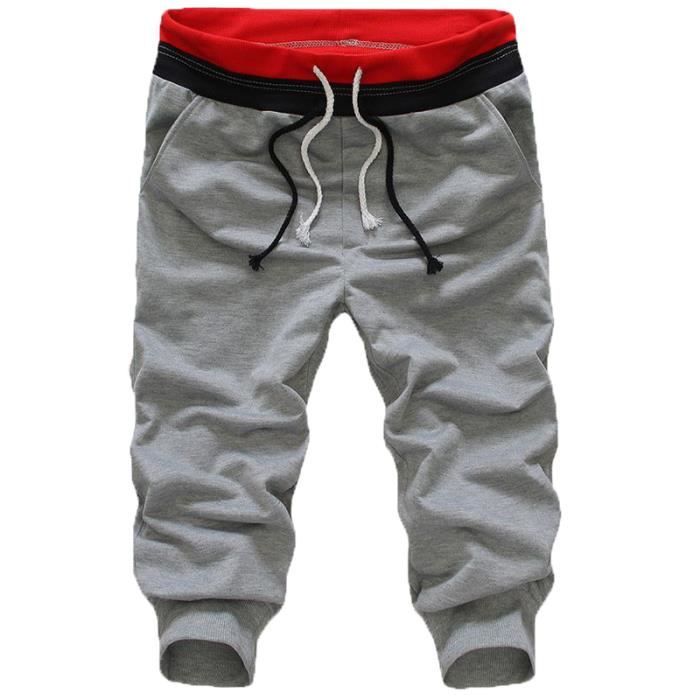 Pantacourt homme de jogging plage avec cordon de serrage shorts