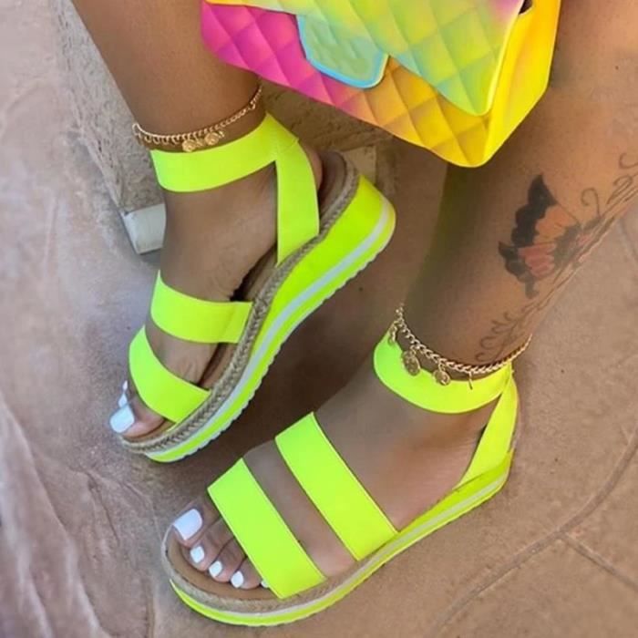 sandale femme plat