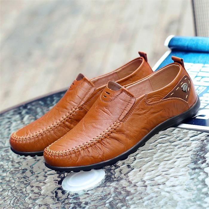 Derbies Femme Nouvelle Mode Classique Chaussure Marque De Luxe LéGer  Chaussure Grande haute qualité Marron - Cdiscount Chaussures