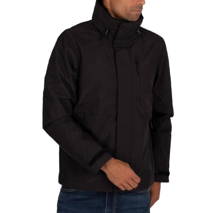 Veste d'ouragan Superdry Homme Noir Poches zippées