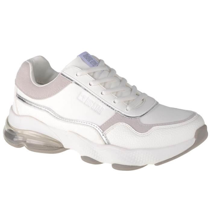 Sneakers Femme Big Star Shoes II274178 - Blanc - Lacets - Textile Sneakers Femme Big Star Shoes II274178 - Blanc - Lacets - Textile