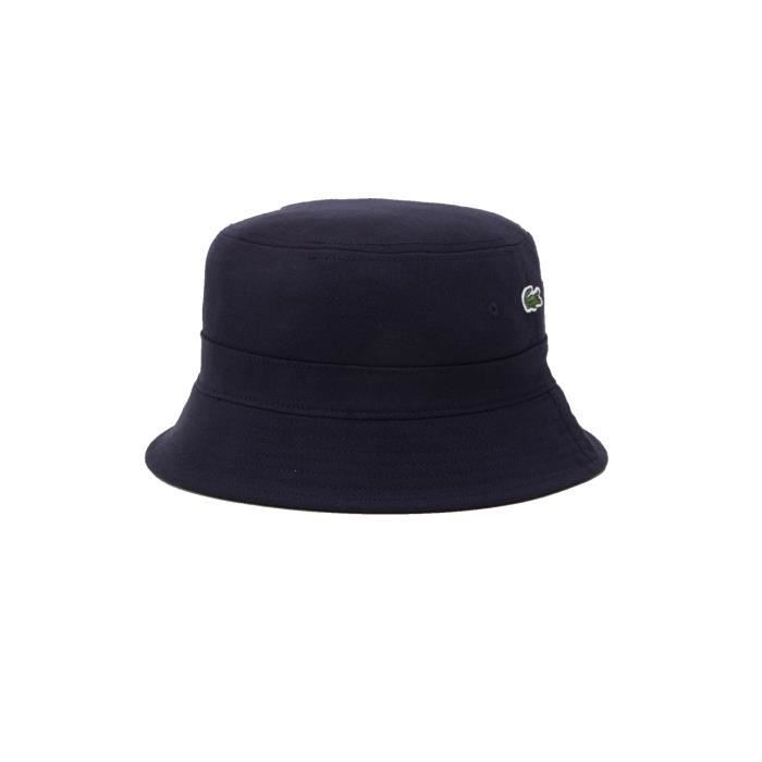 Lacoste - Bonnet à logo - Bleu marine