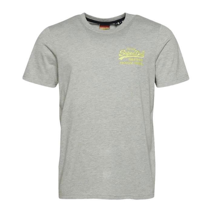 T-shirt Homme Superdry Couleur Rose Clair Taille L - Occasion Très Bon état, Confortable Et Stylé