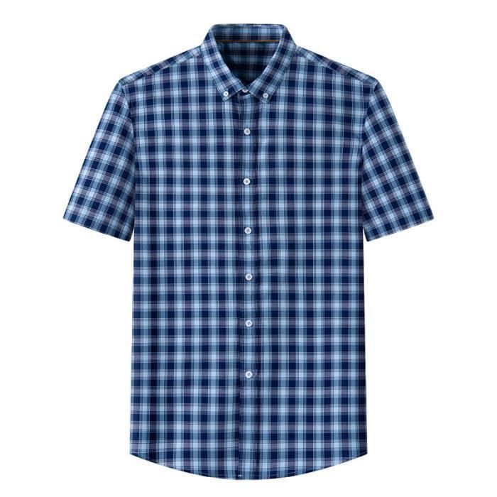 Levi's - Workwear - Chemise d'ensemble à carreaux et manches courtes - Bleu