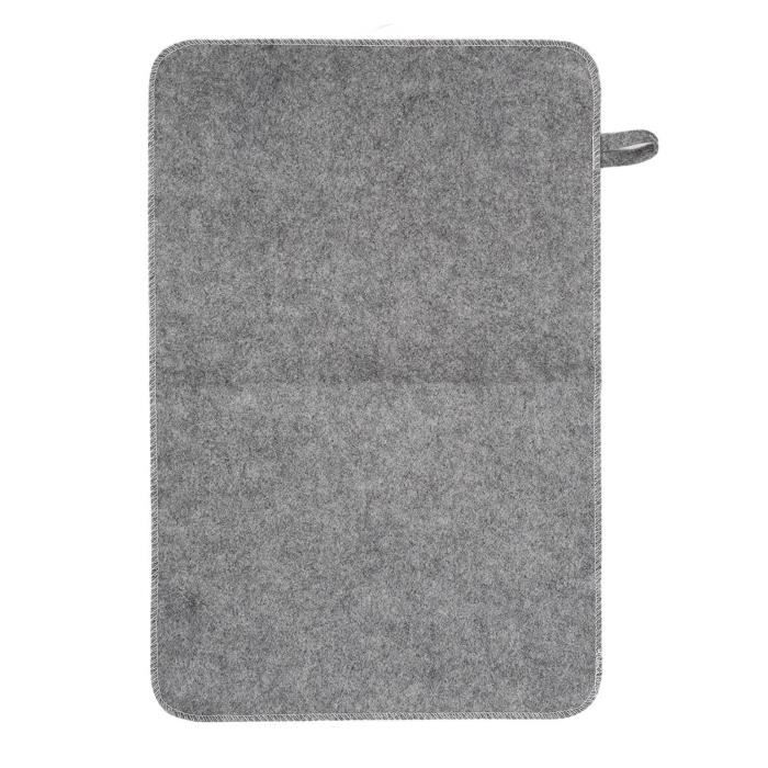 Tapis En Feutre De Laine Industrielle 50 X 100 Cm Épaisseur 4 Mm - Absorbant Huile, Anti-Poussière, Protection Atelier
