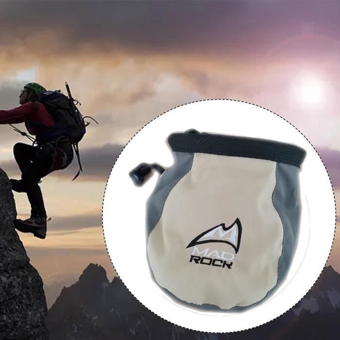Pack Escalade Débutant Psychi – Sac à Magnésie, Ceinture, Boule De Magnésie Et Brosse Inclus