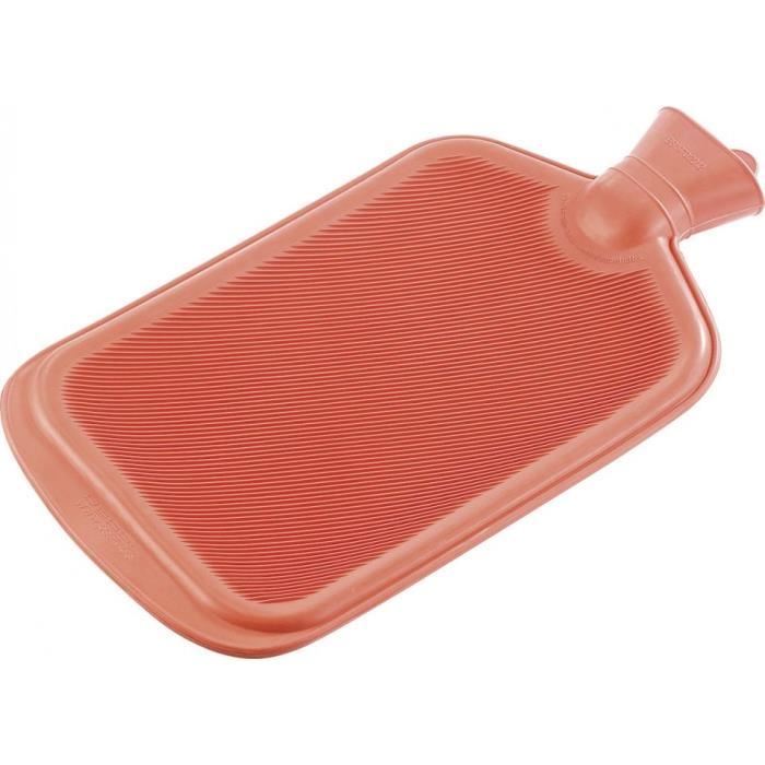 Bouillotte classique en caoutchouc naturel avec bouchon /à visser pour thermor/égulateur et bien-/être