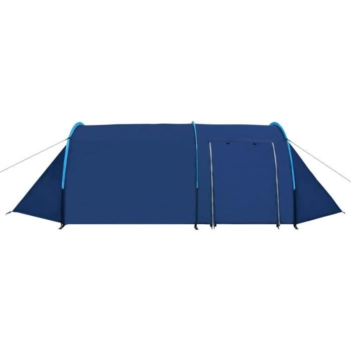 FOR Tente de camping 4 personnes bleu marine et bleu clair - Qqmora - DRG86268
