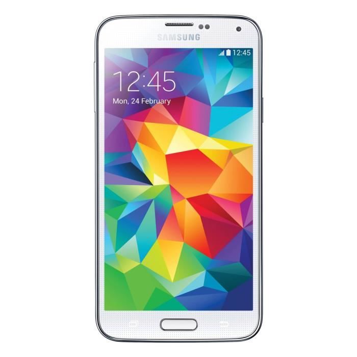 smartphone SAMSUNG S5 Blanc, débloqué.