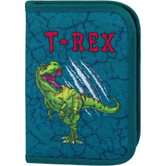 Trousse Scolaire Tête De Mort - Grande Capacité étanche En Velours Pour Stylos, Crayons - 22x5x13,5 Cm - 7