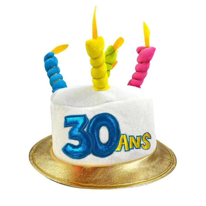 Chapeau Anniversaire 30 Ans Cdiscount Jeux Jouets
