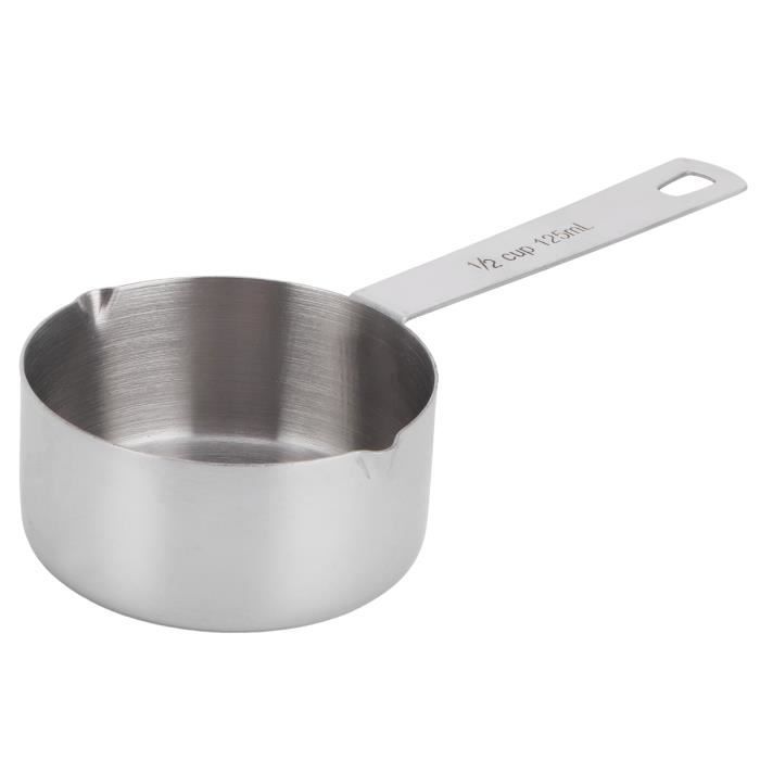 Cuillère Doseuse En Acier Inoxydable 60 Ml – Poignée Ergonomique Anti-Dérapante – Pour Café, Épices, Poudres – Facile à Nettoyer