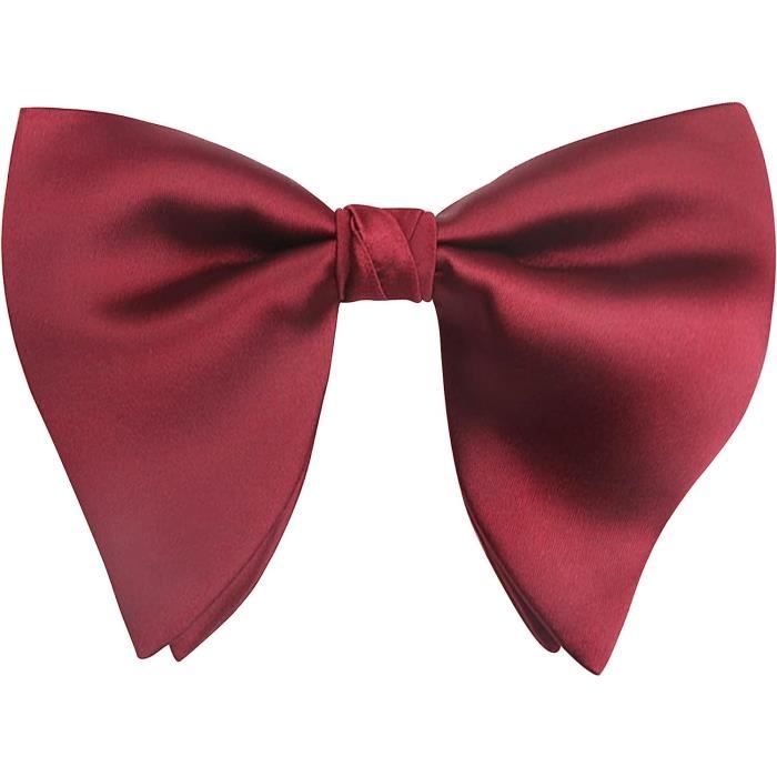 Lot Nœud Papillon + Boutons De Manchette + Carré De Poche - Rouge - Accessoires Costume Homme Pour Occasions - 8