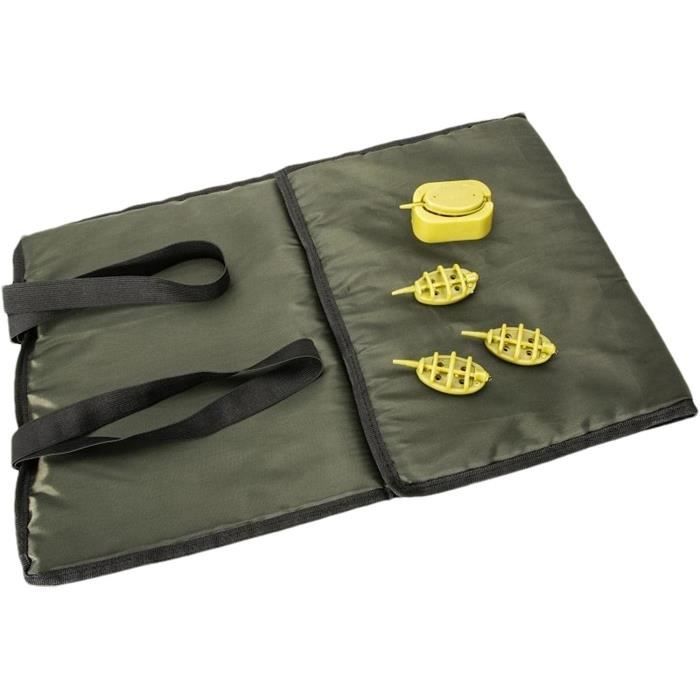 Tapis De Réception Carpe SunniMix 100x60 Cm - Protection Poissons, Léger, Roulable Avec Sangles