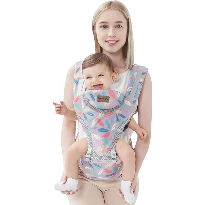Porte-bébé Hanche Pandanling - Lauréat Mom's Choice, Siège Ergonomique 3-20 Kg, évolutif - 7