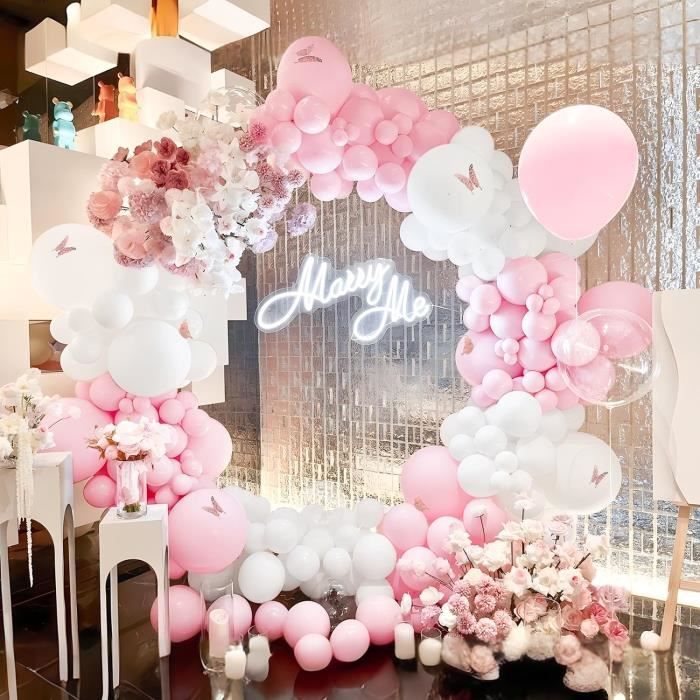 100 Pièces Ballons Argentés Kit Arche de Ballons Argent Métallisé 18 12 10 5 Ballon en Latex Argent Chromé Pour Anniversaire Baptême Mariage Fiançailles Graduation DéCorations de Fête