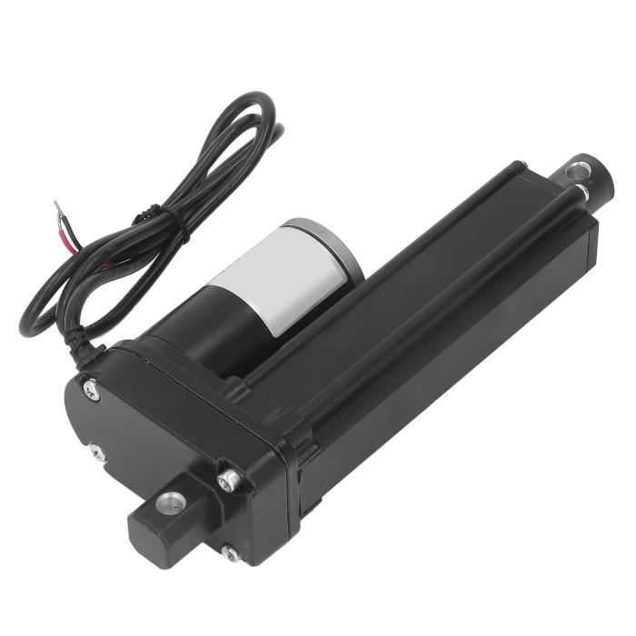 Moteur Linéaire électrique DC 12V/24V - Force 100N à 1000N - Course 20-300mm - Pour Volet, Bateau, Etc.