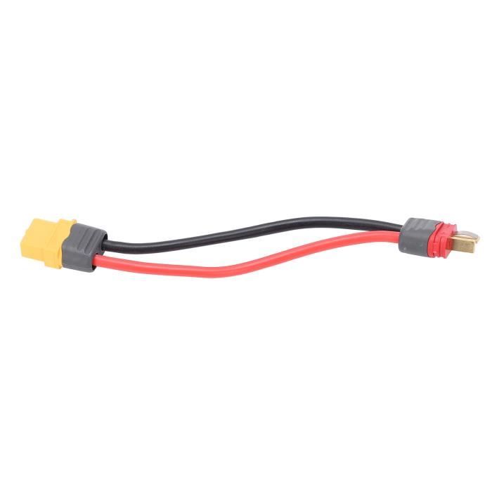 Fafeicy Pièces de rechange de câblage d'adaptateur de drone modèle RC Connecteur XT60 femelle à