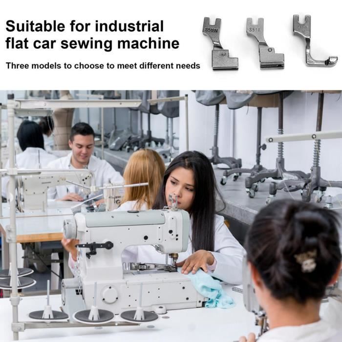 Pied-de-biche De Guide Réglable - MOTHINESSTO - Lot De 2 - Matelassage 1/3 1/4 - Universel